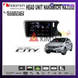 Head Unit Android Nakamichi 10 inch OEM Honda City 2015 up Soket pnp - RAM 4/64GB