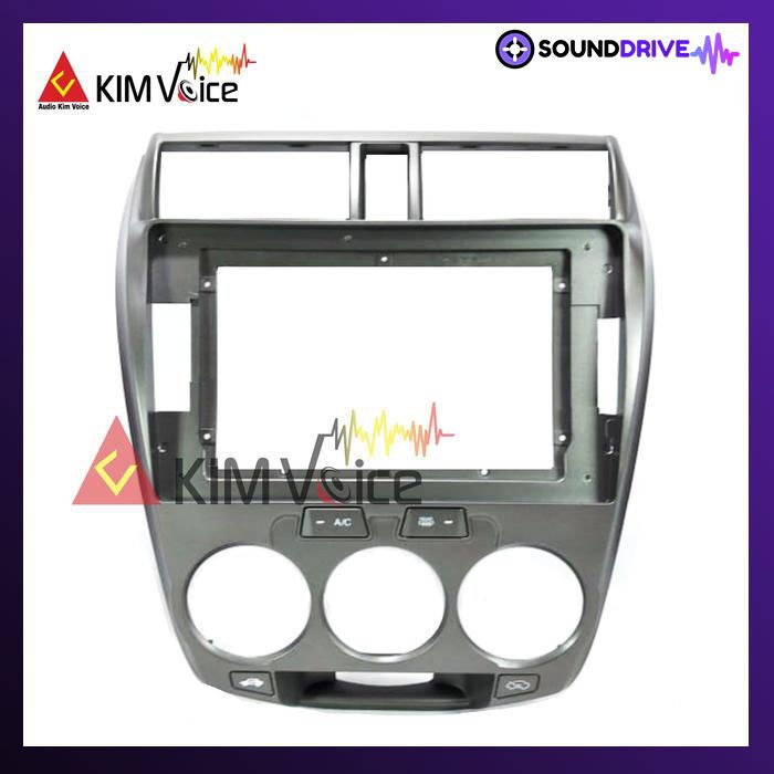 Head Unit Android Nakamichi 10 inch OEM Honda City 2008-2014 soket pnp - Manual AC, RAM 4/64GB
