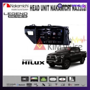 Head Unit Android Nakamichi 10 inch OEM Toyota Hilux 2016 up Soket pnp - RAM 4/64GB