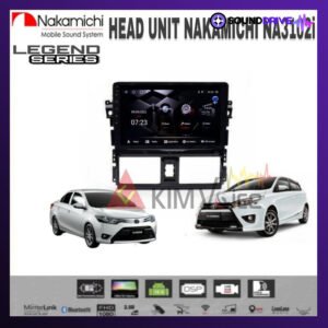 Head Unit Android Nakamichi 10 inch OEM New Yaris/Vios 2013-2017 - RAM 4/64GB
