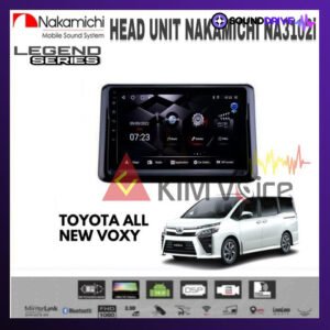Head Unit Android Nakamichi 10 inch OEM Voxy Soket pnp - RAM 4/64GB