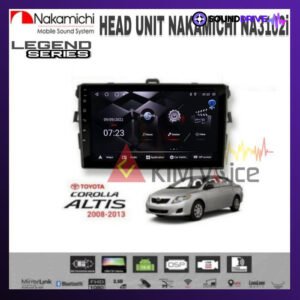 Head Unit Android Nakamichi 9 inch OEM Toyota Altis 2008-2013 PNP - RAM 4/64GB