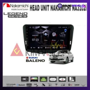 Head Unit Android Nakamichi 9 inch OEM New Baleno Hatchback 2018 Up - RAM 4/64GB