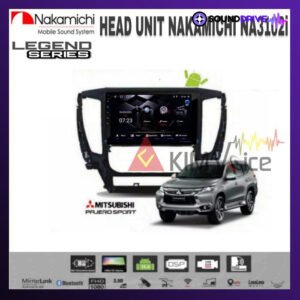 Head Unit Android Nakamichi 9/10 inch OEM Pajero 2017-2020 soket pnp - 9 inch, RAM 4/64GB