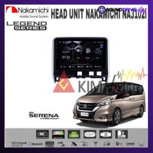 Head Unit Android Nakamichi 10 inch OEM Nissan Serena C27 Soket pnp - RAM 4/64GB