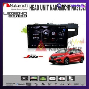 Head Unit Android Nakamichi 9/10 inch OEM Honda Jazz 2014 Up Soket PNP - 9 inch, RAM 4/64GB