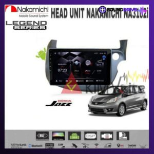 Head Unit Android Nakamichi 10 inch OEM Jazz 2008-2013 Soket pnp - RAM 4/64GB