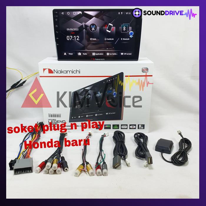 Head Unit Android Nakamichi 9 inch OEM All New BRV/WRV 2022 Up - RAM 4/64GB - Image 2
