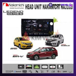 Head Unit Android Nakamichi 9 inch OEM Brio Mobilio BRV 2016-2022 PNP - RAM 4/64GB