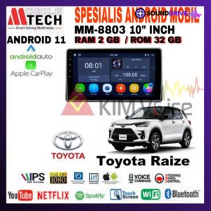 Head Unit Android Mtech MM-8803 10 inch OEM Raize Soket pnp