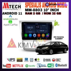 Head Unit Android Mtech OEM Toyota Camry 2006-2012 Soket pnp - 9 inch