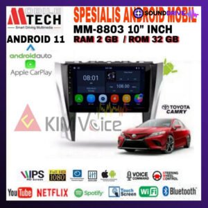 Head Unit Android Mtech 10 inch OEM Toyota Camry 2013-2015 Soket pnp