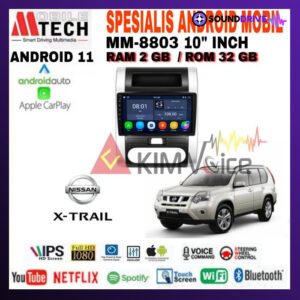 Head unit Android Mtech MM-8803 10 inch OEM Xtrail 2007-2014 Soket PNP