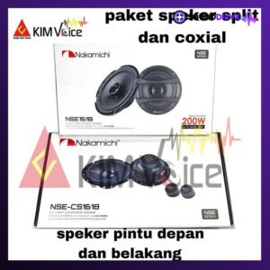 Paket Audio Speaker Split-Coxial Nakamichi NSE-CS1618 Speaker mobil