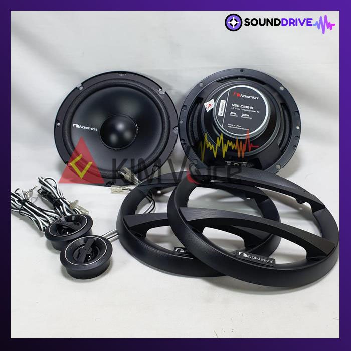 Speaker Split Nakamichi NSE-CS1618 6,5 inch 2-way Component Speaker - Image 3