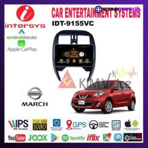Head unit Android Intersys 9 Inch OEM Nissan March 2013 up Soket pnp