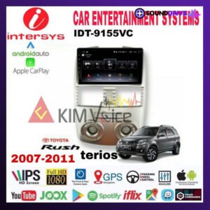 Head unit Android Intersys 9 Inch OEM Terios/Rush 2007-2011 Soket PNP