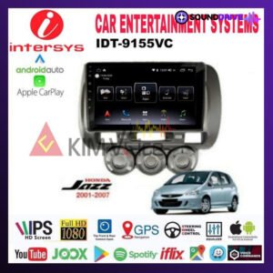 Head Unit Android Intersys 9 inch OEM Honda Jazz lama 2002-2007