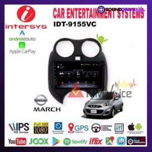 Head Unit Android Intersys 9 inch OEM Nissan March Voice Command