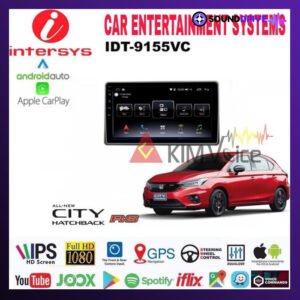 Head Unit Android Intersys 9 inch OEM Honda City 2021 Voice Command