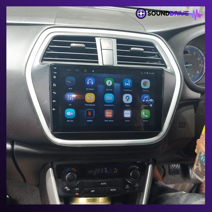 Head Unit Android Intersys 9 inch OEM Suzuki SX4 S Cross 2014 Carplay - Image 5