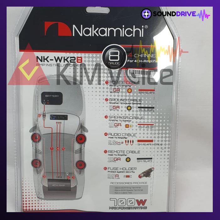 Kabel set Audio mobil Nakamichi NK-WK210 High Quality Original - Image 3