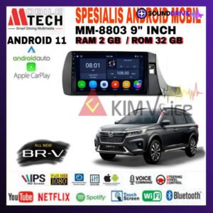 Head Unit Android Mtech 9 inch OEM All New BRV/WRV 2022 Up - 4/64GB