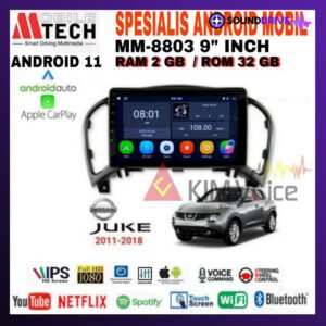 Head Unit Android Mtech 9 inch OEM Nissan JUKE 2011-2018 Soket PNP - 4/64GB