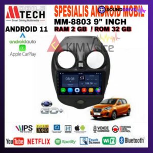 Head Unit Android Mtech 9 inch OEM Datsun Go Soket PNP - 4/64 GB