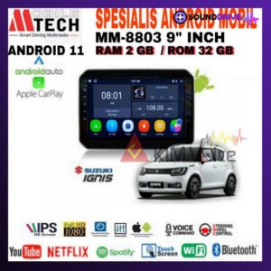 Head Unit Android Mtech 9 inch 10 inch OEM Suzuki Ignis soket PNP - 4/64GB, 9 inch
