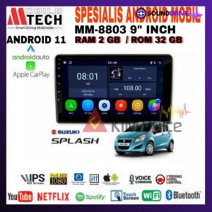 Head Unit Android Mtech 9 inch OEM Suzuki Splash Soket PNP - 4/64 GB