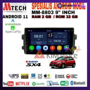 Head Unit Android Mtech 9 inch OEM Suzuki SX4 X-Over Baleno Lama PNP - 2/32GB