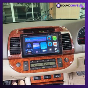 Head Unit Android Mtech 9 inch OEM Toyota Camry 2002-2005 Soket PNP - WOOD, 2/32GB