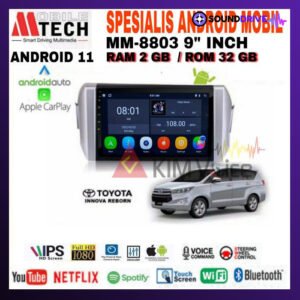 Head Unit Android Mtech OEM Innova Reborn 2016-2022 9/10 in Soket PNP - 9 inch, 2/32GB