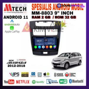 Head Unit Android Mtech 9 inch OEM All New Avanza Xenia 2012-2018 PNP - 2/32GB
