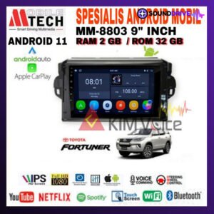 Head Unit Android Mtech 9 inch OEM Toyota Fortuner 2015 Up Soket PNP - 2/32GB