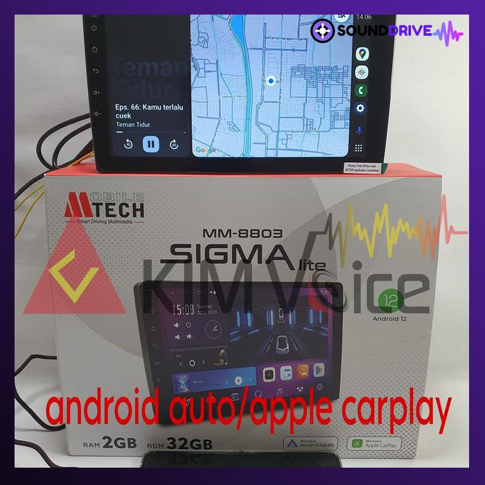 Head Unit Android Mtech 9 inch OEM Harrier 2003-2013 - RAM 2GB/32GB - Image 4