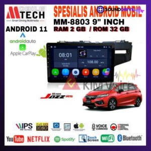 Head Unit Android Mtech OEM Honda Jazz 2014 Up 9 in 10 in soket PNP - 10 inch, 2/32GB
