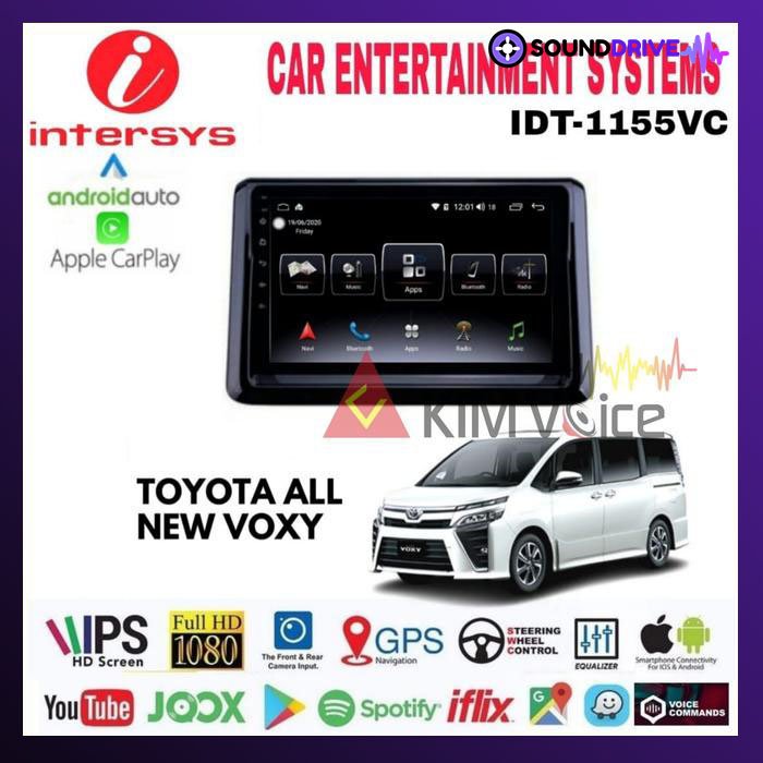 Head unit Android Intersys 10 Inch OEM Voxy Voice Command