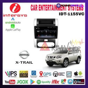 Head unit Android Intersys 10 Inch OEM Xtrail 2007-2014 Soket pnp