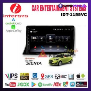 Head Unit Android Intersys 10 inch OEM Sienta Soket pnp