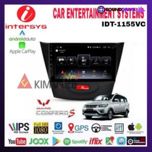Head unit Android Intersys 10 Inch OEM Wuling Confero S + Soket pnp