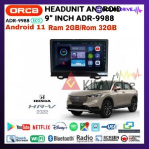 Head unit Android Orca Eco 9 inch OEM HRV 2022 up Soket pnp