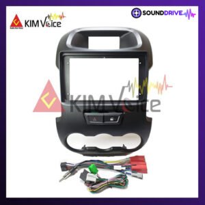 Frame Head unit Android 9 Inch Ford Ranger 2012 up + Soket plug n play
