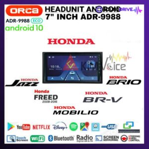 Head unit Android Orca Eco 7 inch OEM Brio Jazz Mobilio Freed + Soket