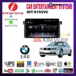 Head unit Android Intersys OEM BMW 3 E46 9 inch 1998- 2005 + soket