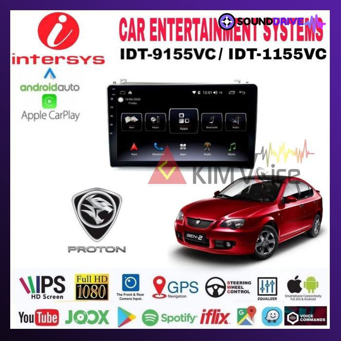 Head unit Android Intersys OEM Proton Gen II Persona 2006-2010