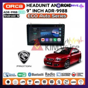 Head unit Android Orca Eco 9 inch OEM Proton Gen II Persona 2006-2010