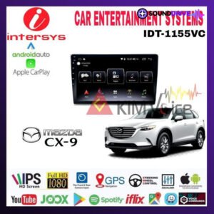 Head unit Android Intersys OEM Mazda CX9 2009 up 10 Inch soket pnp - Paket Canbus