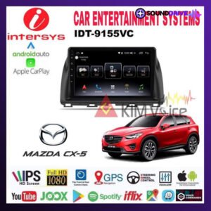 Head unit Android Intersys OEM Mazda CX5 2011-2015 9 Inch Soket PNP - 2012-2015
